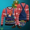 Merry Christmas Budweiser Ugly Christmas Sweater Style Gift For Men Women Product Photo 1
