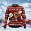 Merry Christmas Siberian Husky Happy Pills Womens Ugly Christmas Sweater A Luxurious Gift For Loved Ones Product Photo 1