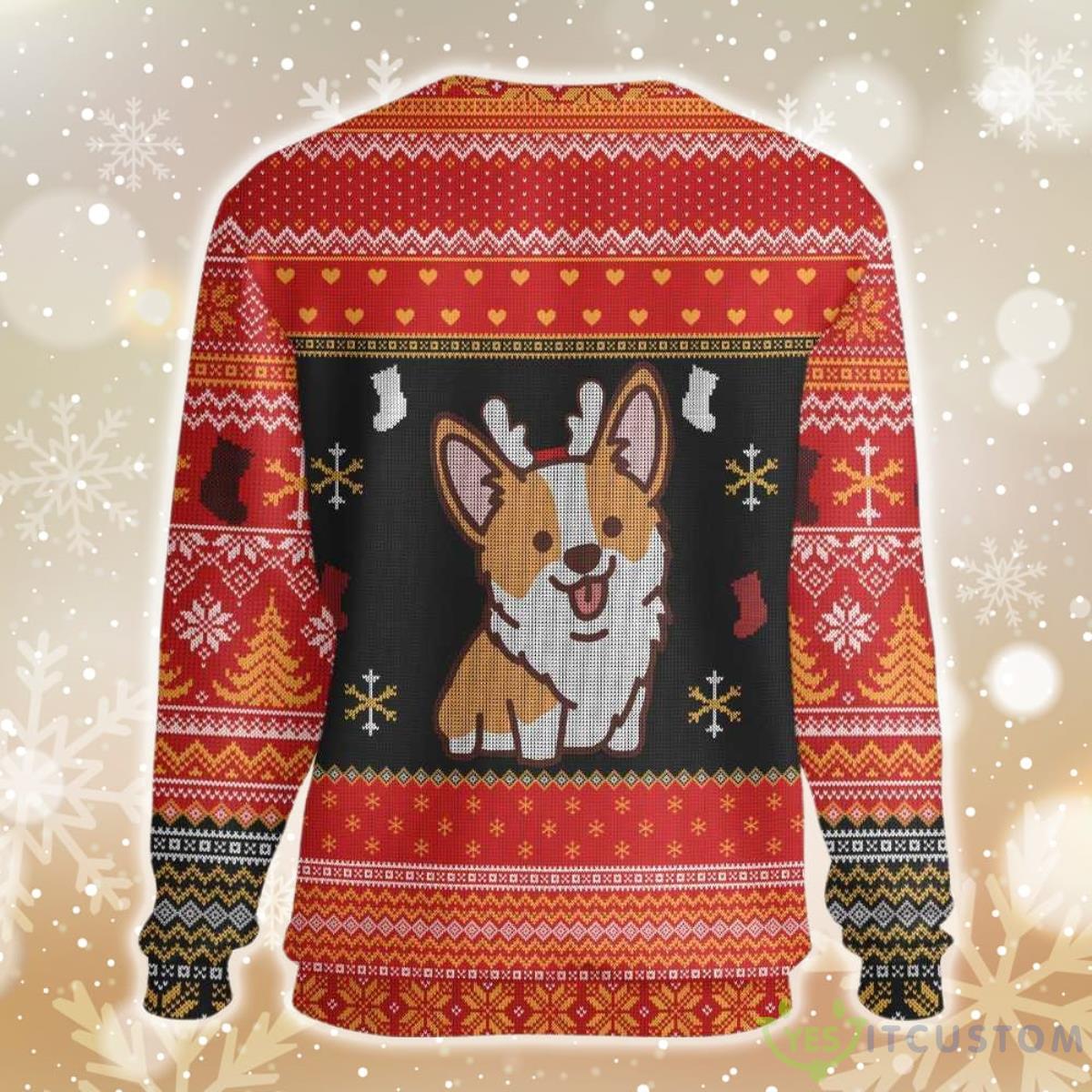 Merry Corgmas Ugly Christmas Sweater 6 Merry Corgmas Ugly Christmas Sweater - Merry Corgmas EZ05 1310 All Over Print Sweatshirt_2