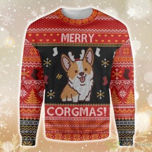 Merry Corgmas Ugly Christmas Sweater - Merry Corgmas EZ05 1310 All Over Print Sweatshirt_1