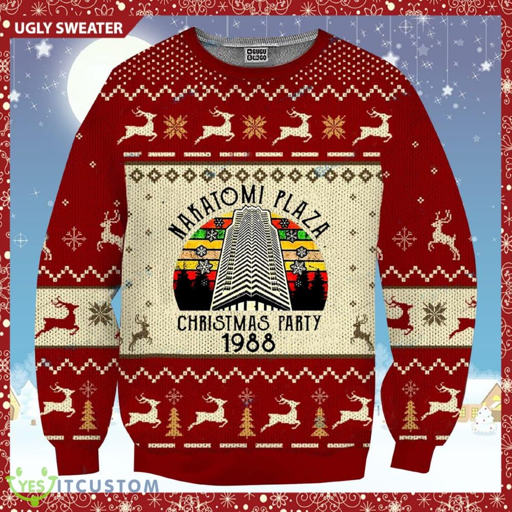 Merry Legiftstore Nakatomi Knitted 3D Sweater For Christmas 3 Merry Legiftstore Nakatomi Knitted 3D Sweater For Christmas - Merry Legiftstore Nakatomi Knitted 3D Sweater For Christmas