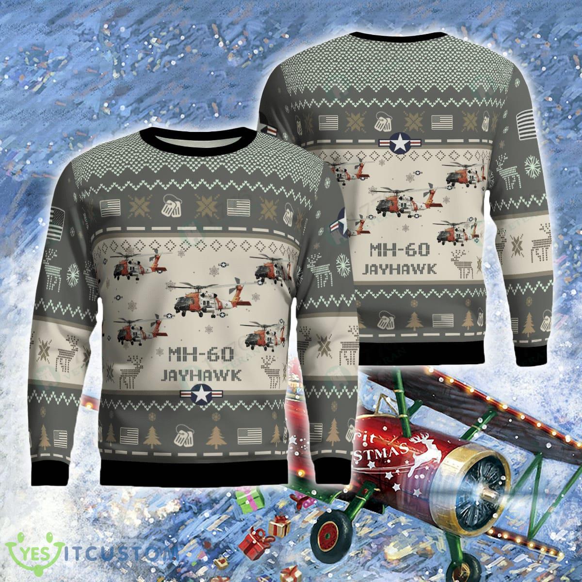 MH-60 Jayhawk MH60 Christmas Aircraft Ugly Sweater US Air Force 5 MH-60 Jayhawk MH60 Christmas Aircraft Ugly Sweater US Air Force - MH-60 Jayhawk MH60 Christmas Aircraft Ugly Sweater US Air Force Photo 1