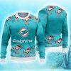 Miami Dolphins Christmas Skull Hot Trending Ugly Sweater For Fans Product Photo 1