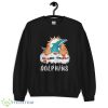Miami Dolphins Gnomies Christmas Limited Edition T Shirt, Christmas Sweatshirt - 18000 Unisex Heavy Blend Crewneck Sweatshirt