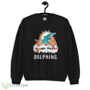 Miami Dolphins Gnomies Christmas Limited Edition T Shirt, Christmas Sweatshirt - 18000 Unisex Heavy Blend Crewneck Sweatshirt