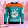 Miami Dolphins Winter is Coming Funny Ugly Christmas Sweater Gift For Men And Women Gift Holidays - Miami Dolphins Winter is Coming Ugly Sweater_2