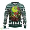 Michigan State Spartans Grinch Hug Christmas Ugly Sweater Product Photo 1