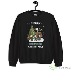 Michigan State Spartans Snoopy Family Christmas Shirt Holiday Gift - Unisex Crewneck Sweatshirt