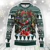 Michigan State Spartans Tree Ugly Christmas Sweater Warm Gift For Christmas Product Photo 1