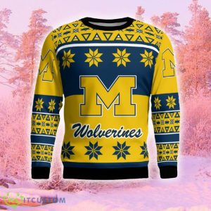 Michigan Wolverines Winter Holidays Funny Ugly Christmas Sweater Gift For Men And Women Gift Holidays - Michigan Wolverines Winter Holidays Ugly Sweater Christmas Gift For Fan_2