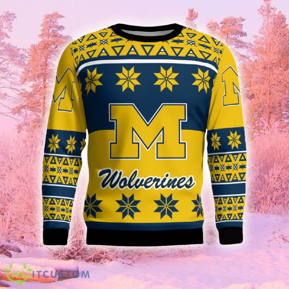 Michigan Wolverines Winter Holidays Funny Ugly Christmas Sweater Gift For Men And Women Gift Holidays 5 Michigan Wolverines Winter Holidays Funny Ugly Christmas Sweater Gift For Men And Women Gift Holidays - Michigan Wolverines Winter Holidays Ugly Sweater Christmas Gift For Fan_2