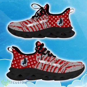 Minnesota United Red New Chunky Shoes Camo Logo Printed For Men And Women Gift Fans Max Soul Sneakers - Minnesota United Clunky Sneakers Photo 5