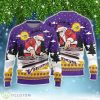 Minnesota Vikings Christmas Funny DJ Santa 3D Ugly Christmas Sweater Gift Product Photo 1