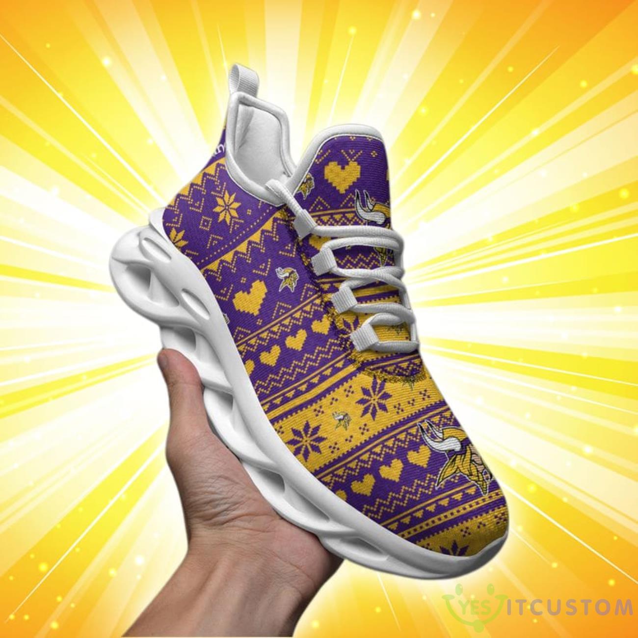 Minnesota Vikings Christmas Patterns Max Soul Shoes 10 Minnesota Vikings Christmas Patterns Max Soul Shoes Product Photo 2