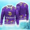 Minnesota Vikings Christmas Skull Hot Trending Ugly Sweater For Fans Product Photo 1