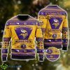 Minnesota Vikings Football Team Logo Custom Name Personalized Ugly Christmas Sweater Christmas Gift For Big Fans Product Photo 1