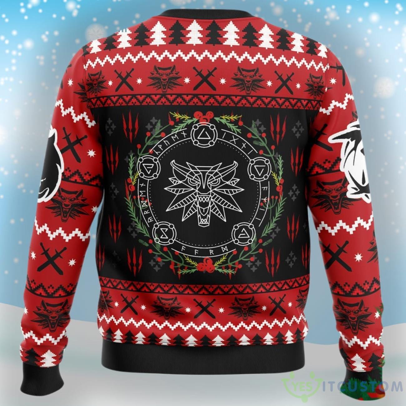 Monster The Witcher Casual Ugly Christmas Sweater 6 Monster The Witcher Casual Ugly Christmas Sweater Product Photo 2