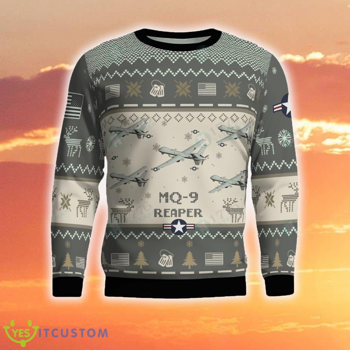 MQ-9 Reaper MQ9 Aircraft Ugly Sweater Christmas All Over Printed For Men And Women 5 MQ-9 Reaper MQ9 Aircraft Ugly Sweater Christmas All Over Printed For Men And Women - MQ-9 Reaper MQ9_Aircraft Ugly Sweater_2