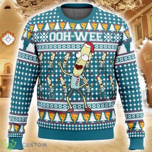 Mr. Poopybutthole Ohh Wee Rick n Morty Cute Ugly Christmas Sweater Christmas Gift For Family Product Photo 1