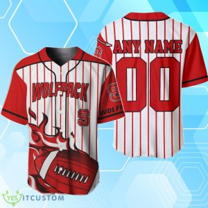 NC State Wolfpack BaseBall Jersey Custom Number And Name Product Photo 1