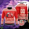 Nebraska Cornhuskers Custom Name And Number Sport Fans Christmas Gift Ugly Christmas Sweater Product Photo 1