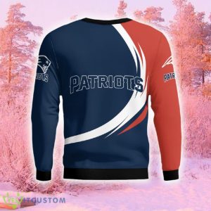 New England Patriots Curved Stripes Funny Ugly Christmas Sweater Gift For Men And Women Gift Holidays - New England Patriots Curved Stripes 3D Sweatshirt_6