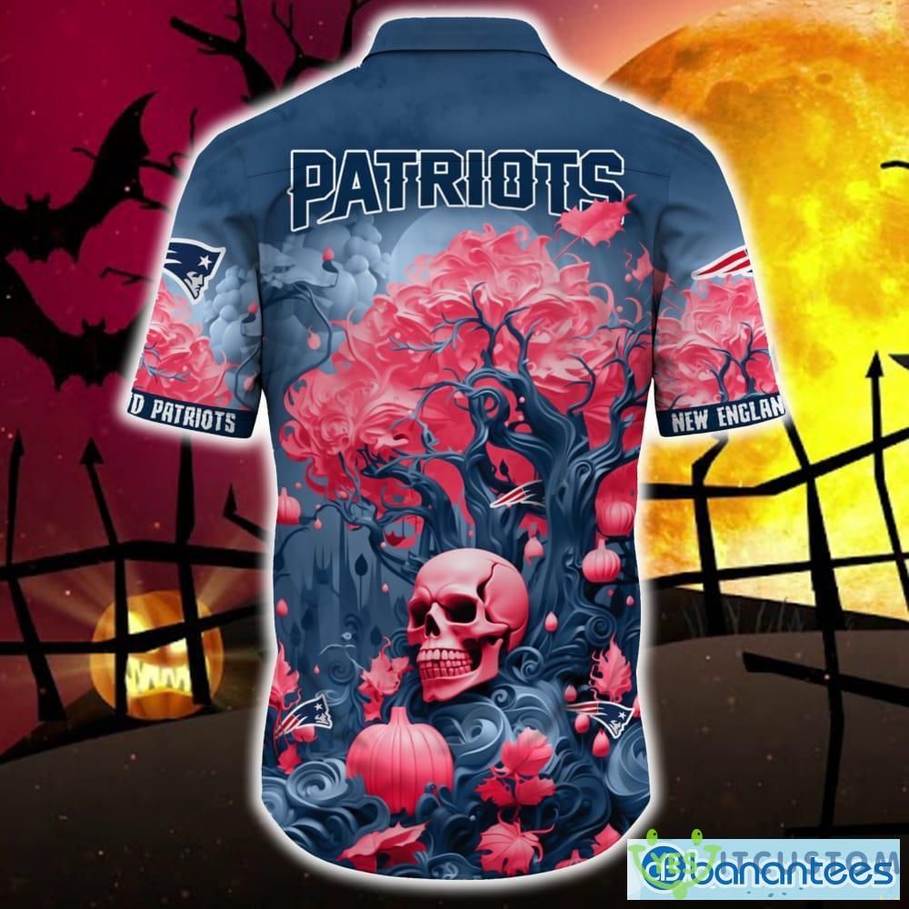 New England Patriots Halloween Trending Skull 3D Hawaiian Shirt For Fans Gift Christmas Men And Women 3 New England Patriots Halloween Trending Skull 3D Hawaiian Shirt For Fans Gift Christmas Men And Women - New England Patriots Halloween Skull Trending Hawaii Shirt New Arrivals_4