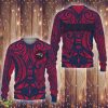 New England Patriots Polynesian Tattoo Knitted Xmas Sweater - New England Patriots Polynesian Tattoo Knitted Xmas Sweater