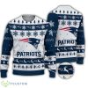 New England Patriots Snowflakes Reindeer Pattern Ugly Xmas Sweater For Men And Women - New England Patriots Snowflakes Reindeer Pattern Ugly Xmas Sweater For Men And Women