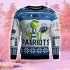 New England Patriots The Grinch Funny Ugly Christmas Sweater Gift For Men And Women Gift Holidays - New England Patriots The Grinch Christmas AOP Ugly Sweater_2
