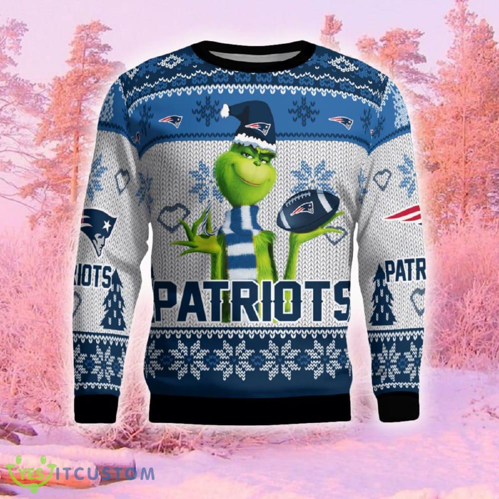 New England Patriots The Grinch Funny Ugly Christmas Sweater Gift For Men And Women Gift Holidays 5 New England Patriots The Grinch Funny Ugly Christmas Sweater Gift For Men And Women Gift Holidays - New England Patriots The Grinch Christmas AOP Ugly Sweater_2