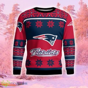 New England Patriots Winter Holidays Funny Ugly Christmas Sweater Gift For Men And Women Gift Holidays - New England Patriots Winter Holidays Ugly Sweater Christmas Gift For Fan_2