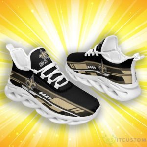 New Orleans Saints Line Partern Max Soul Shoes 3 New Orleans Saints Line Partern Max Soul Shoes Product Photo 2