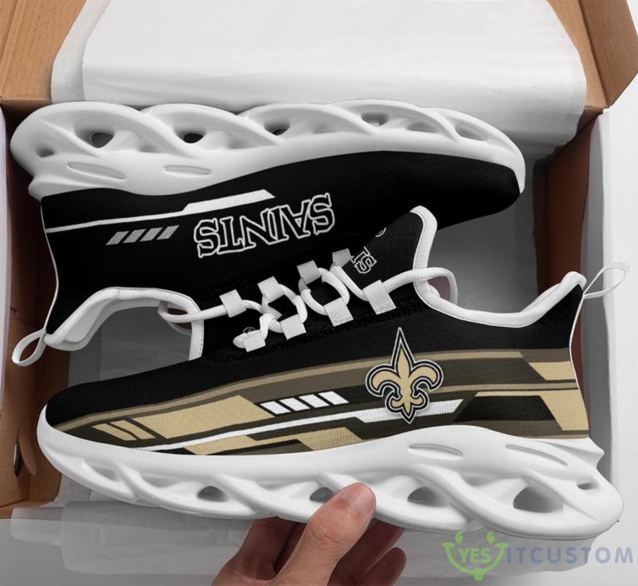New Orleans Saints Line Partern Max Soul Shoes 5 New Orleans Saints Line Partern Max Soul Shoes Product Photo 1