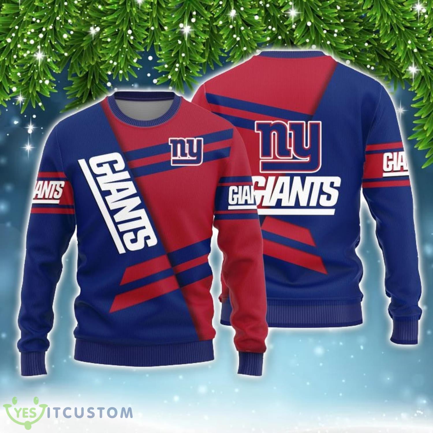 New York Giants Basic Pattern Limited Sweater Ugly Christmas Gift 3 New York Giants Basic Pattern Limited Sweater Ugly Christmas Gift Product Photo 1