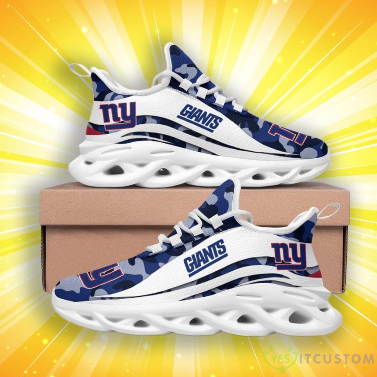 New York Giants Camo Pattern Max Soul Shoes 6 New York Giants Camo Pattern Max Soul Shoes Product Photo 2