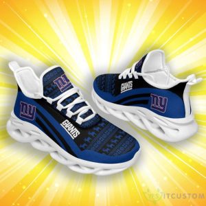 New York Giants Christmas Pattern Max Soul Shoes 3 New York Giants Christmas Pattern Max Soul Shoes Product Photo 2