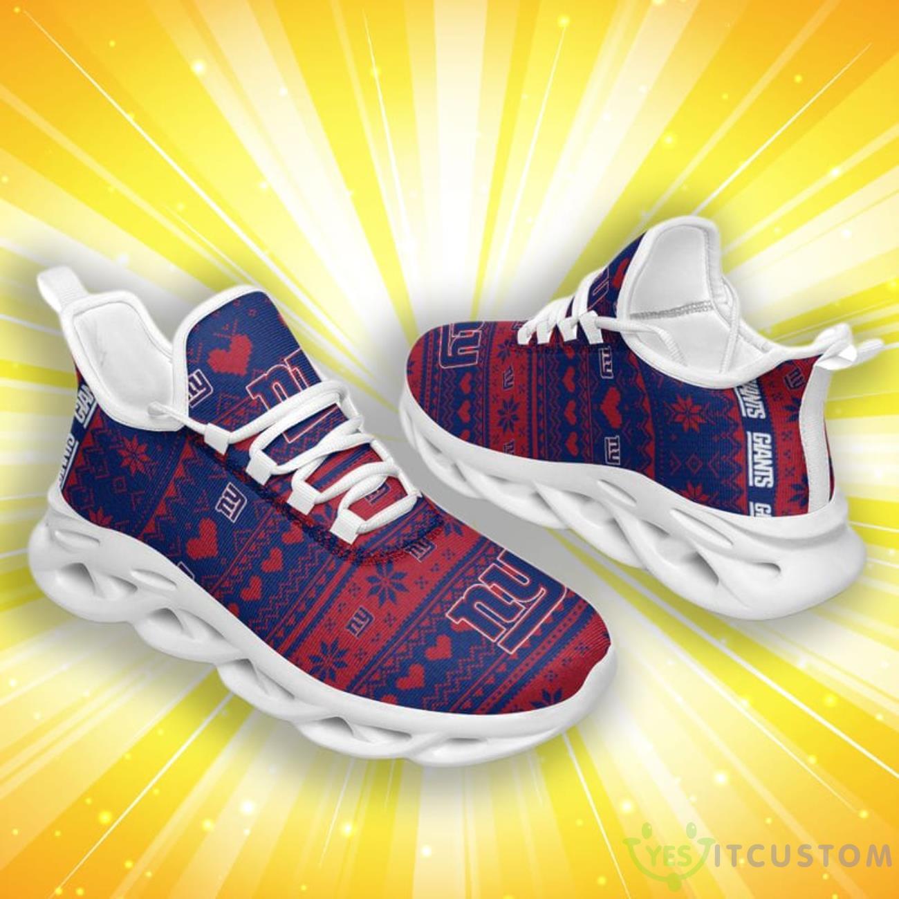 New York Giants Christmas Patterns Max Soul Shoes 10 New York Giants Christmas Patterns Max Soul Shoes Product Photo 3