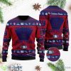 New York Giants Football Team Logo Custom Name Fans Sport AOP Ugly Christmas Sweater Christmas Gift Product Photo 1