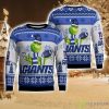 New York Giants Grinch Snowflake Pattern Ugly Sweater Christmas Product Photo 1
