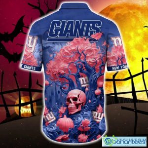 New York Giants Halloween Trending Skull 3D Hawaiian Shirt For Fans Gift Christmas Men And Women - New York Giants Halloween Skull Trending Hawaii Shirt New Arrivals_4