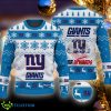 New York Giants NFL Rugby Gloves Pattern Knitted Christmas Blue 3D Sweater - New York Giants NFL Rugby Gloves Pattern Knitted Christmas Blue 3D Sweater