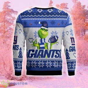 New York Giants The Grinch Funny Ugly Christmas Sweater Gift For Men And Women Gift Holidays - New York Giants The Grinch Christmas AOP Ugly Sweater_3