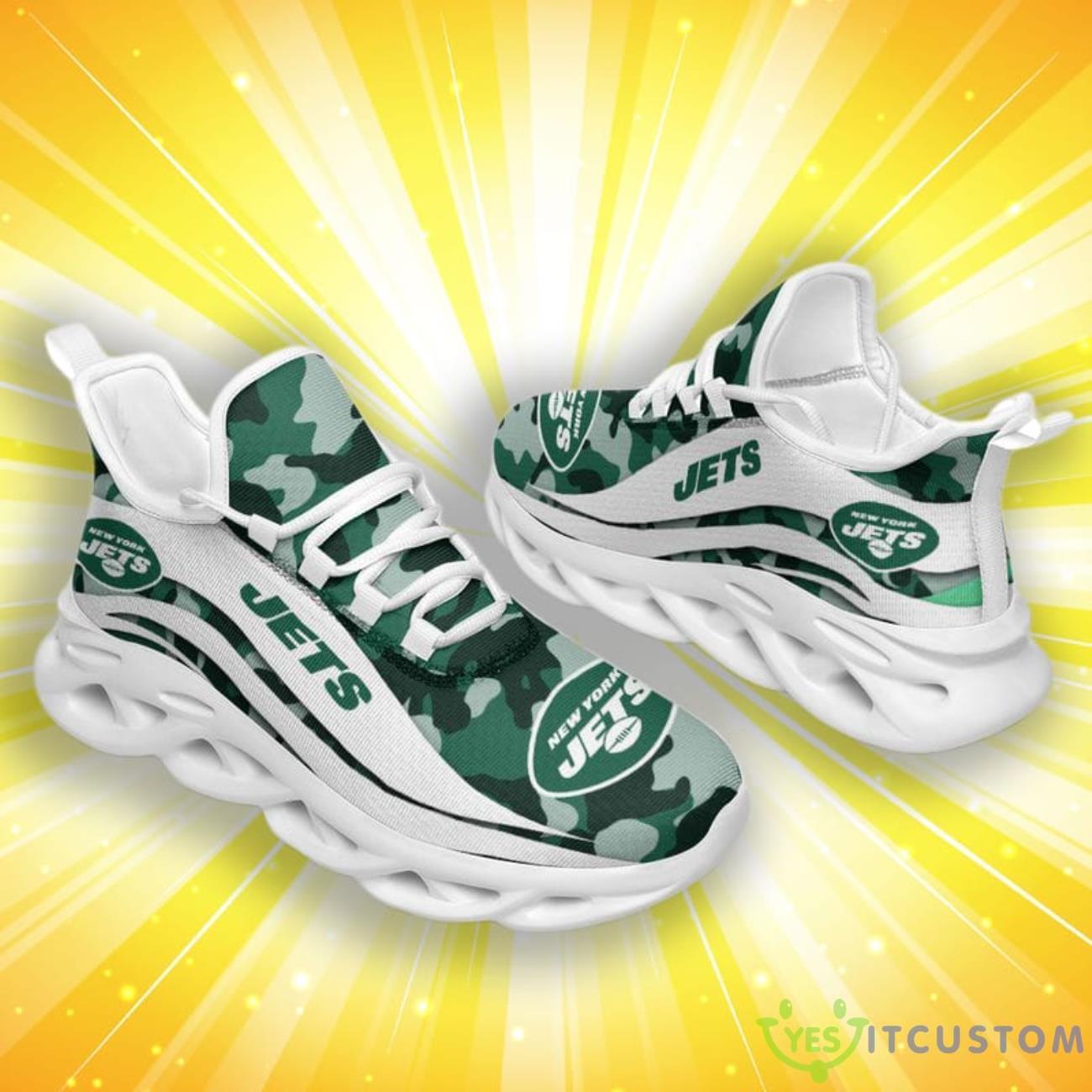 New York Jets Camo Pattern Max Soul Shoes 5 New York Jets Camo Pattern Max Soul Shoes Product Photo 1