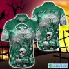 New York Jets Halloween Trending Skull 3D Hawaiian Shirt For Fans Gift Christmas Men And Women - New York Jets Halloween Skull Trending Hawaii Shirt New Arrivals_1