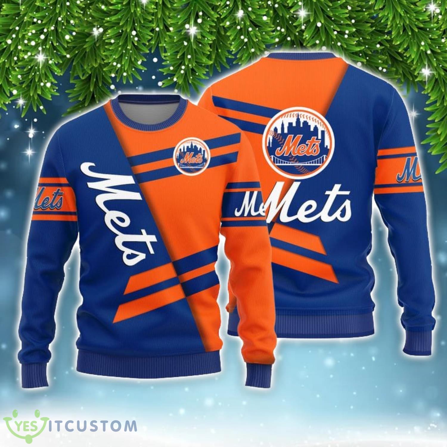 New York Mets Basic Pattern Limited Sweater Ugly Christmas Gift 3 New York Mets Basic Pattern Limited Sweater Ugly Christmas Gift Product Photo 1