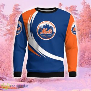 New York Mets Curved Stripes Funny Ugly Christmas Sweater Gift For Men And Women Gift Holidays - New York Mets Curved Stripes 3D Sweatshirt_2