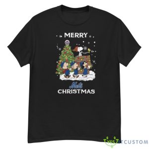 New York Mets Snoopy Family Christmas Shirt Holiday Gift - G500 Men’s Classic T-Shirt