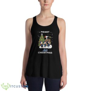 New York Mets Snoopy Family Christmas Shirt T Shirt, Christmas Sweatshirt - 8800 Women's Flowy Racerback Tank