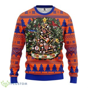 New York Mets Tree Ball Christmas Ugly Sweater Product Photo 1